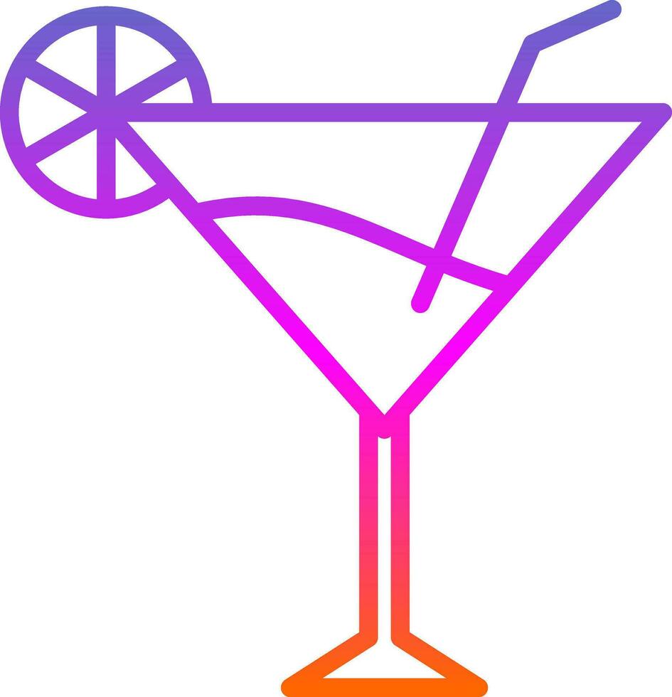 Martini Vector Icon Design