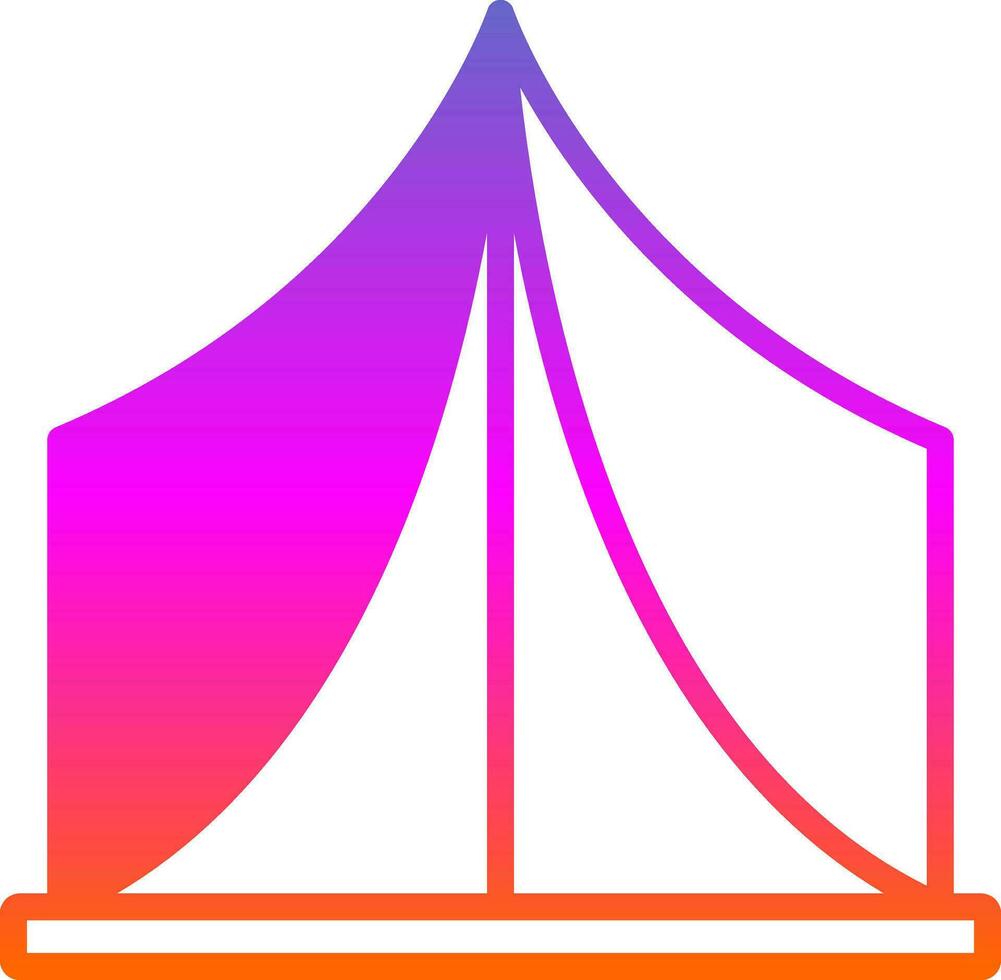 Tent Vector Icon Design