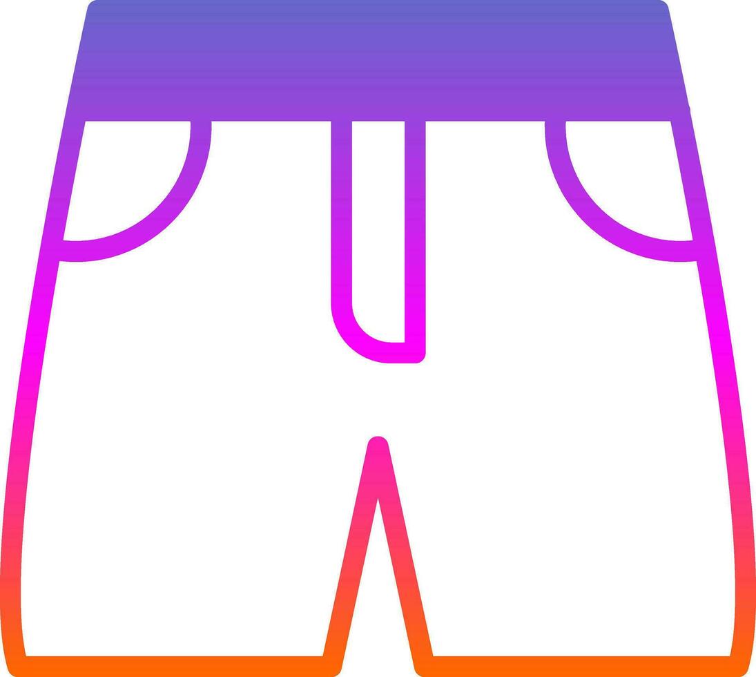 diseño de icono de vector de pantalones cortos