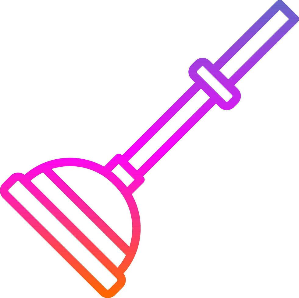 Plunger Vector Icon Design