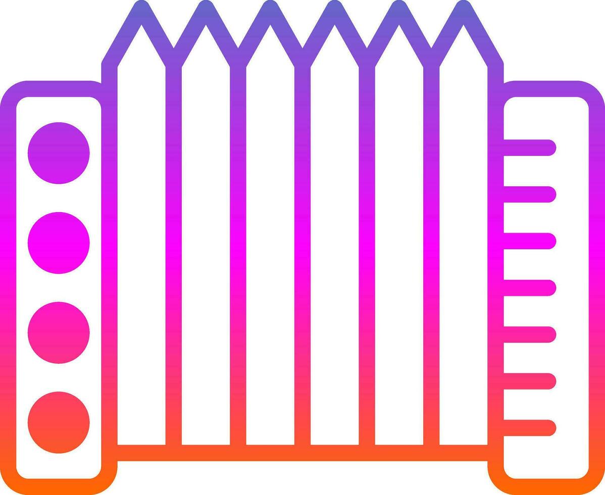 Accordion Vector Icon Design