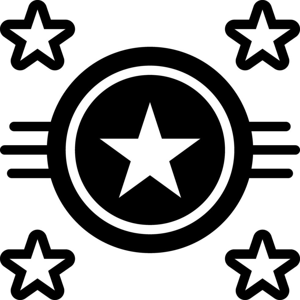 solid icon for stars vector