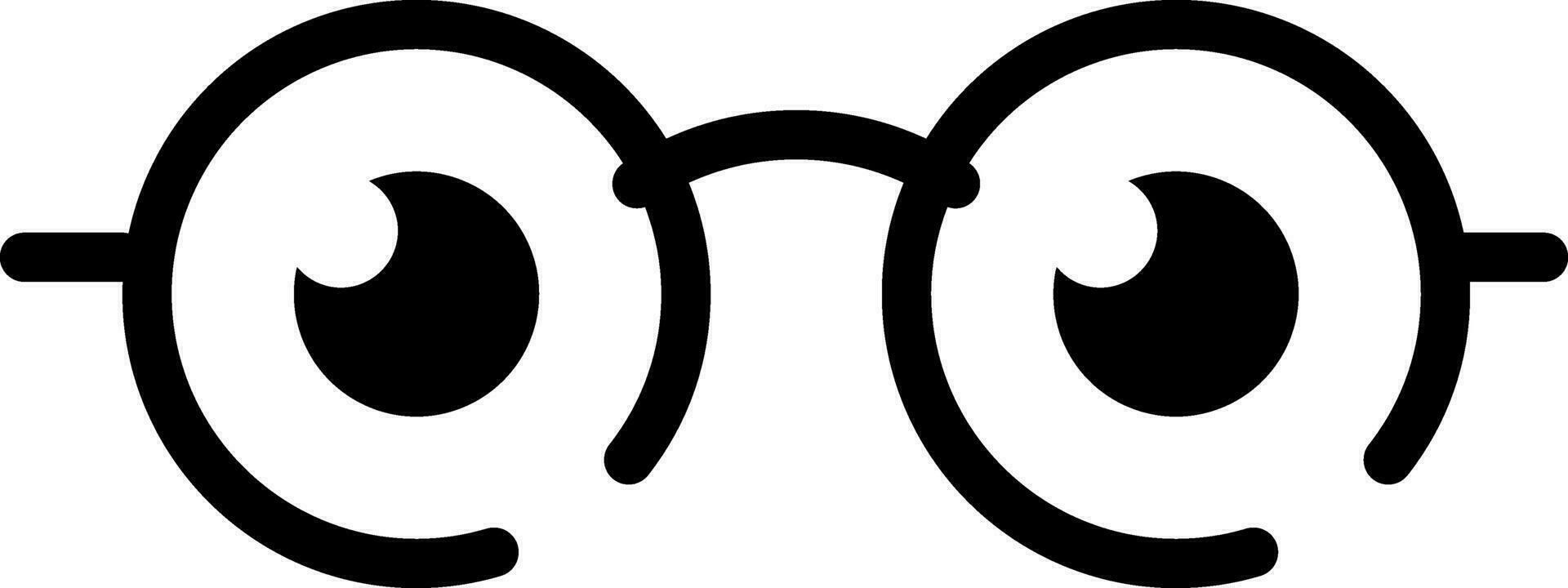 solid icon for see vector