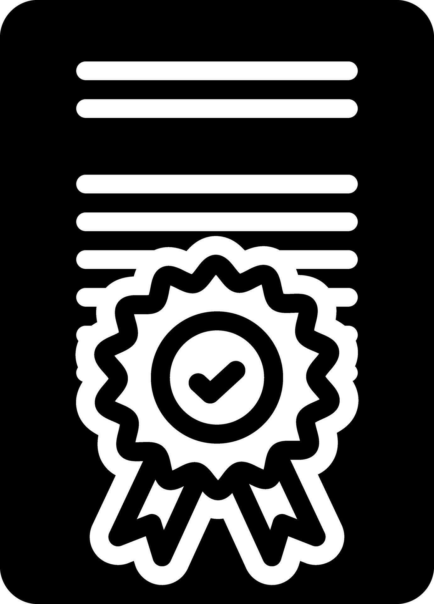 solid icon for accreditation 24931562 Vector Art at Vecteezy