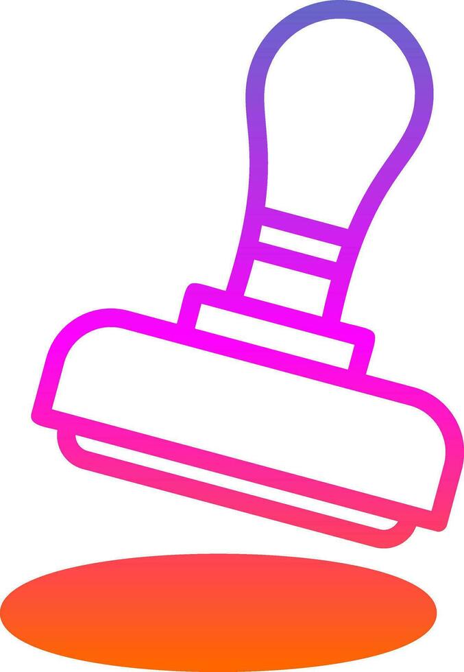 Stamping Vector Icon Design