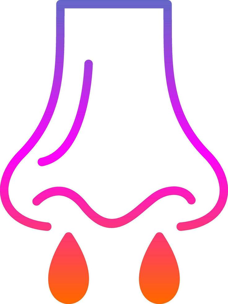 Nose Vector Icon Design