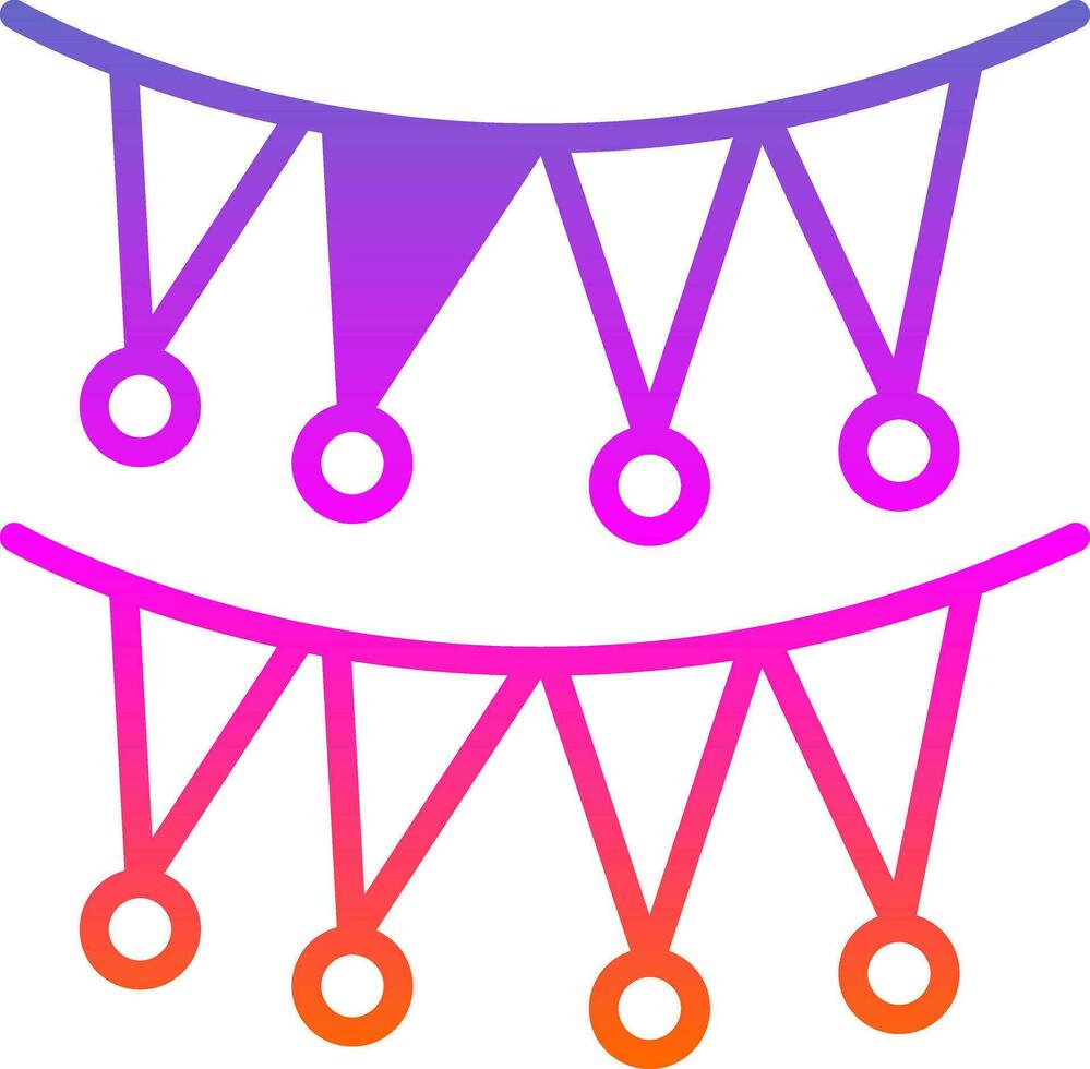 Garlands Vector Icon Design