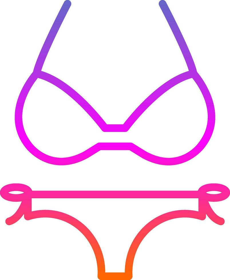 Bikini Vector Icon Design
