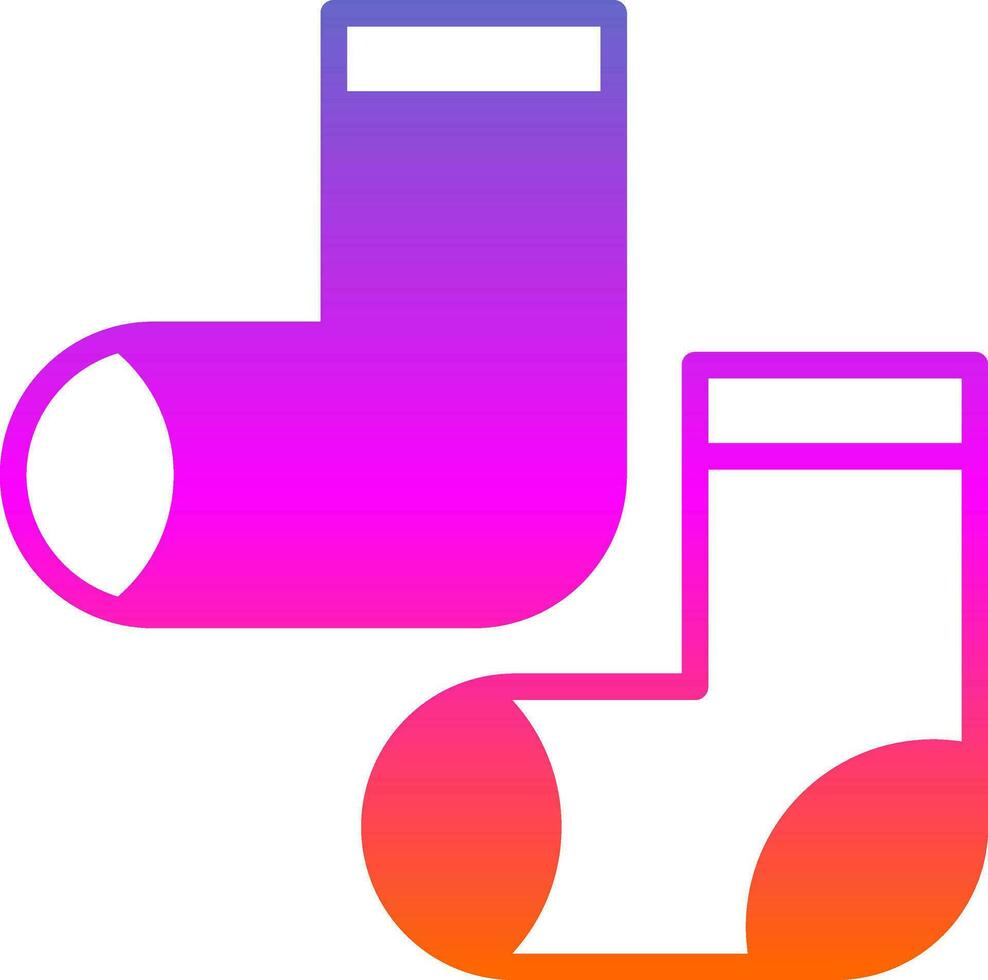 Socks Vector Icon Design