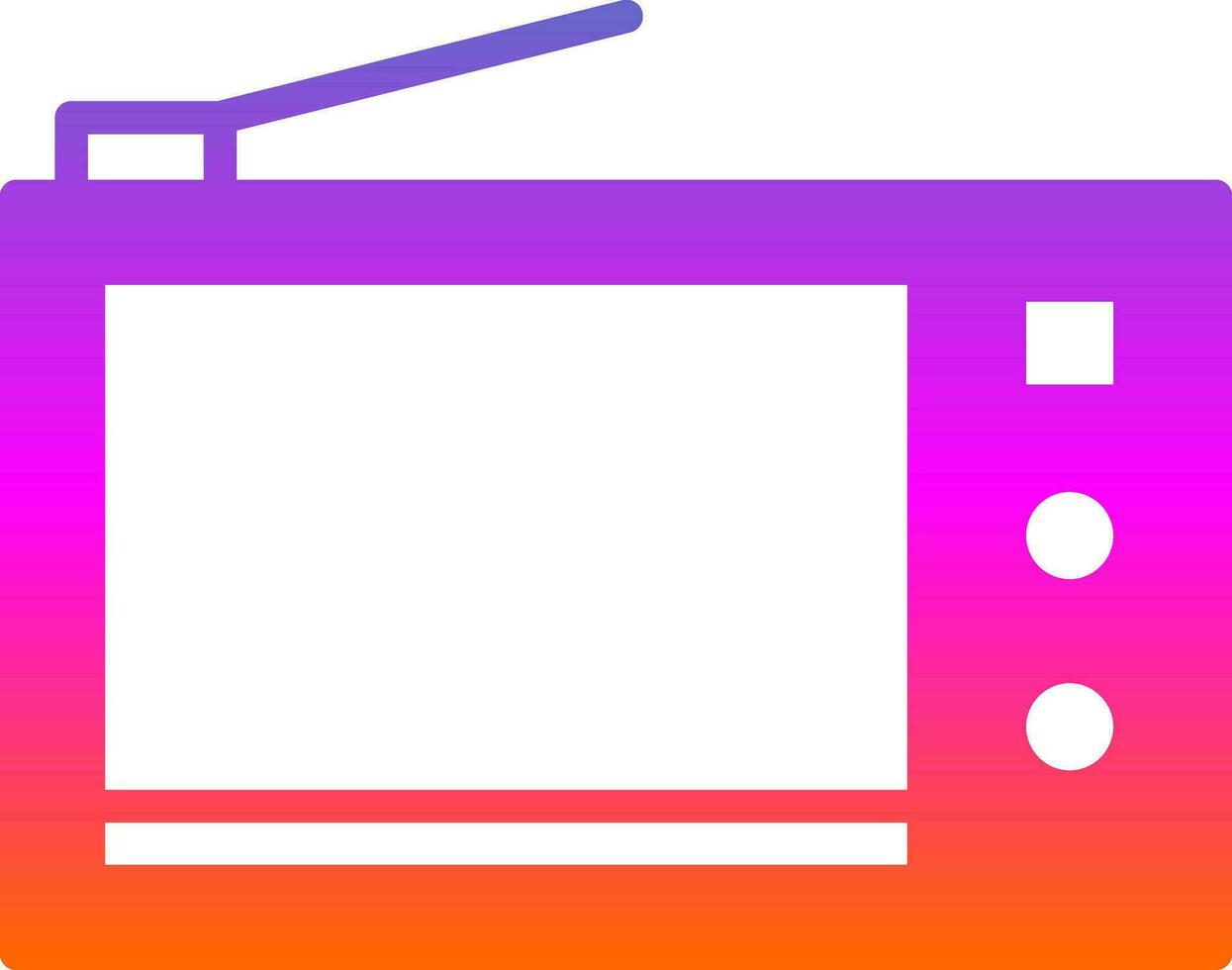 Television Vector Icon Design