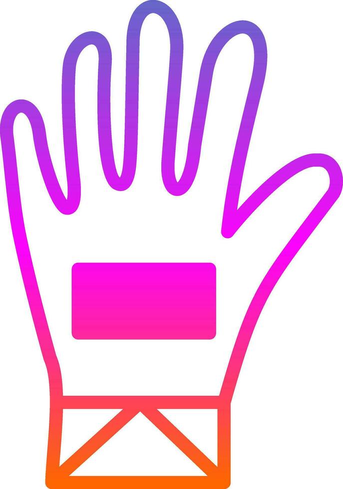 Glove Vector Icon Design