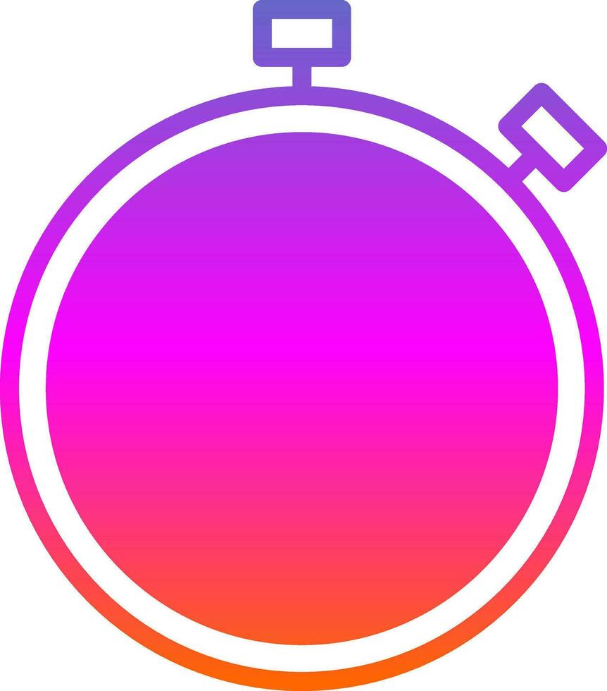 Stopwatch Vector Icon Design