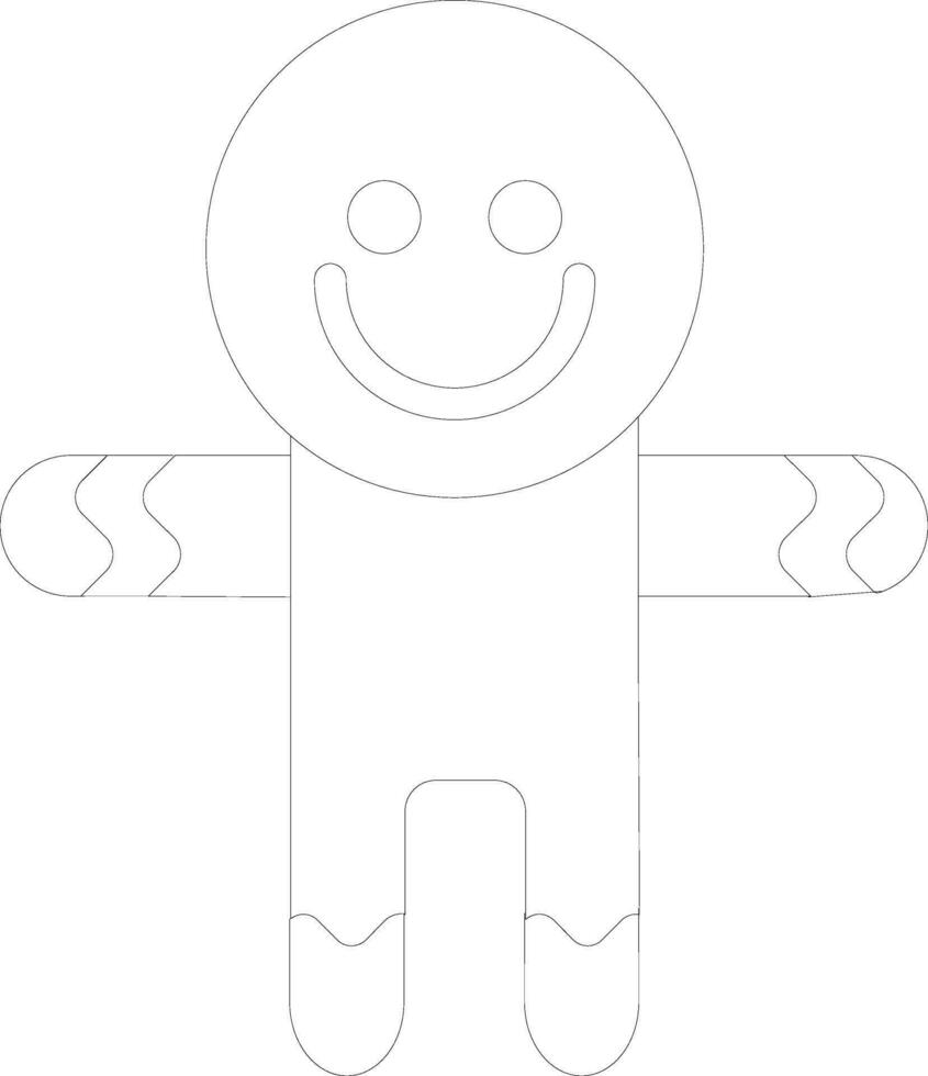 Character of a boy open arms. vector