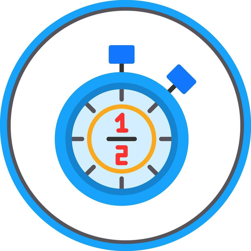 Half time Vector Icon Design
