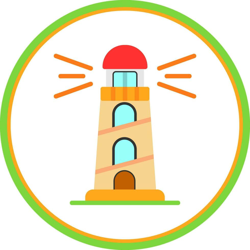 Lighthouse Vector Icon Design