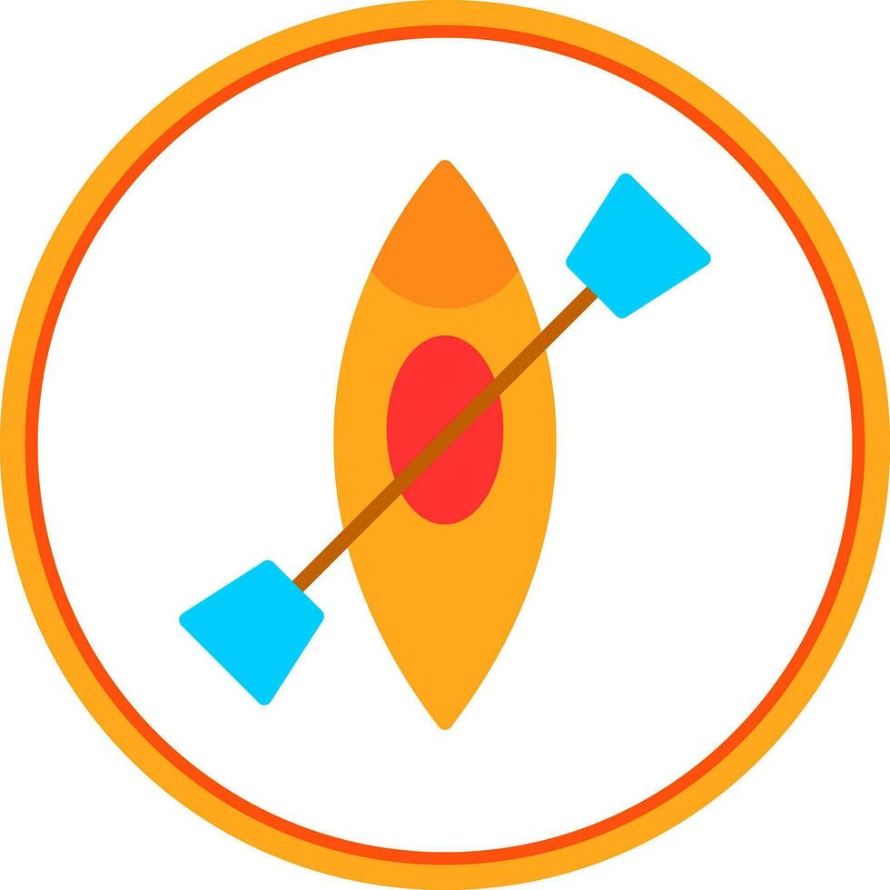 Kayak Vector Icon Design
