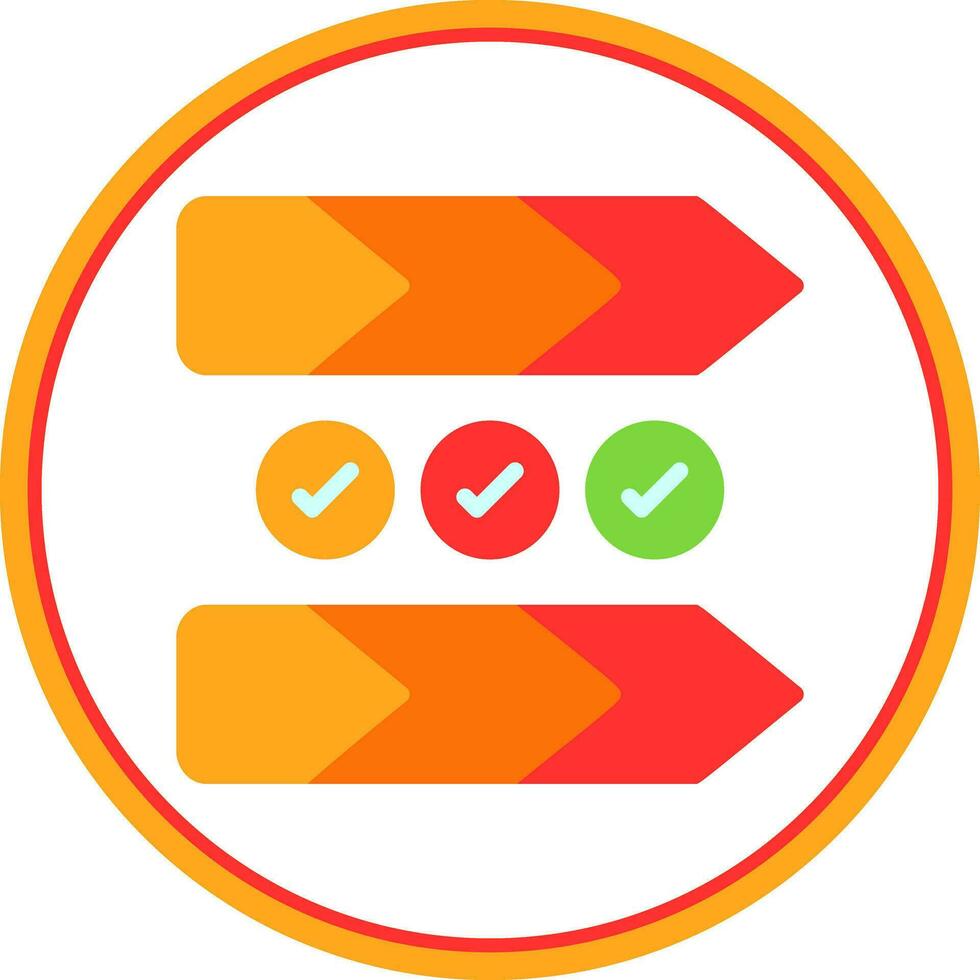 Value chain Vector Icon Design
