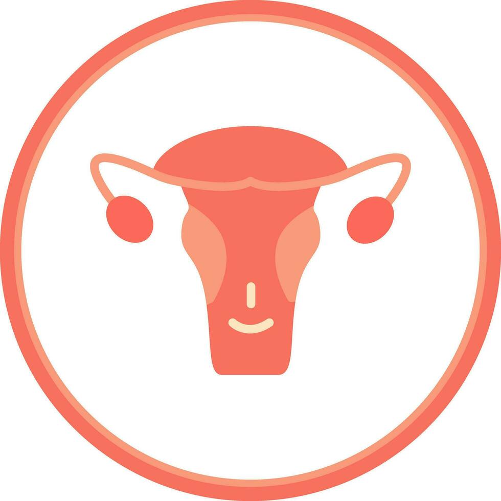 Uterus Vector Icon Design