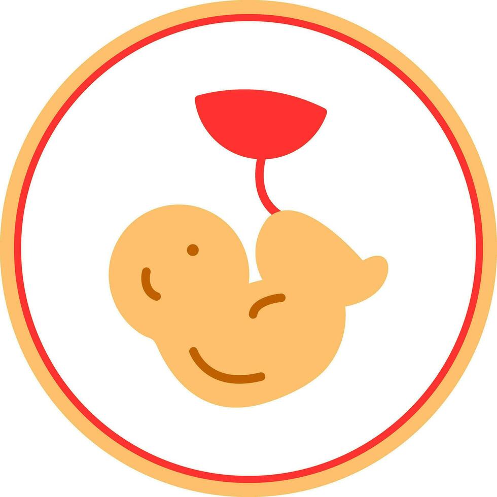 Fetus Vector Icon Design