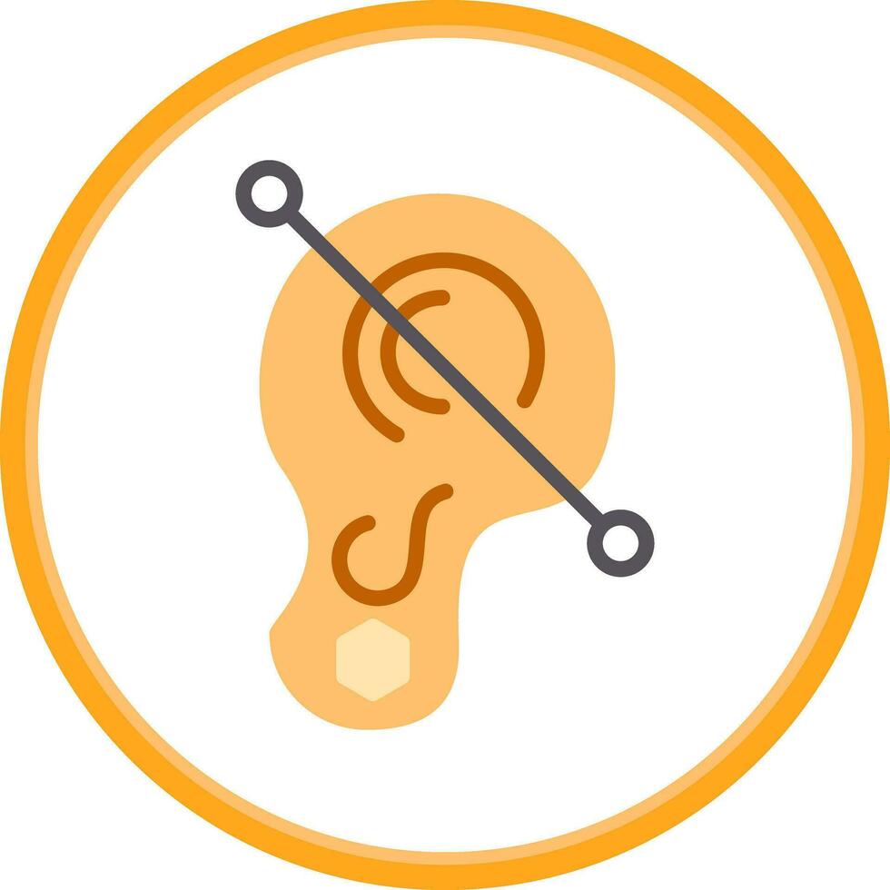 Percing line Vector Icon Design
