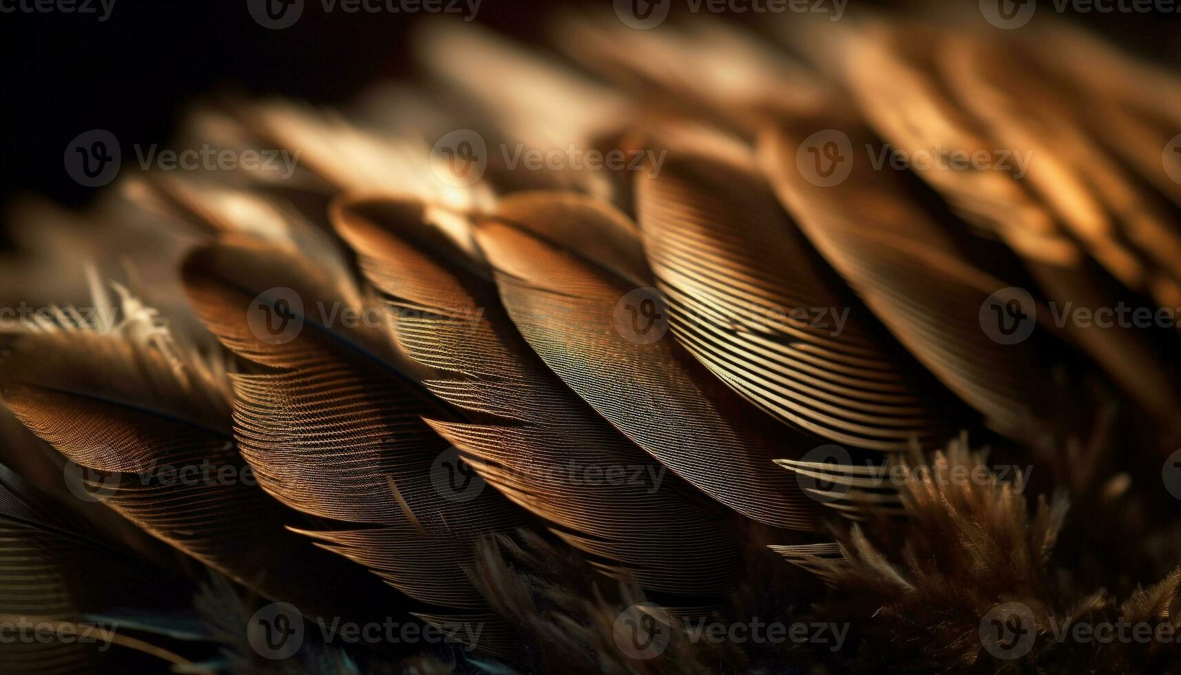 Vibrant feathers showcase nature abstract beauty outdoors generated by AI photo