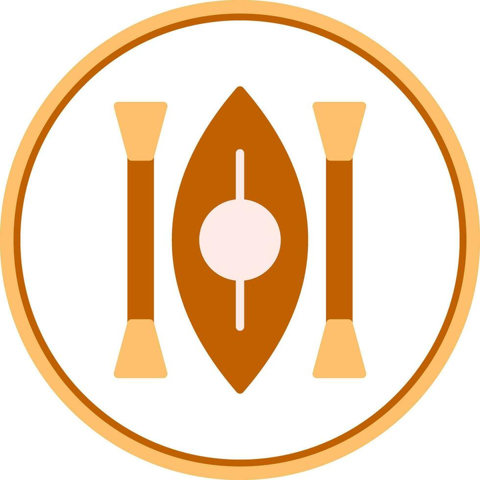 Kayak Vector Icon Design
