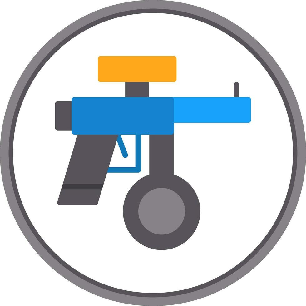 diseño de icono de vector de paintball