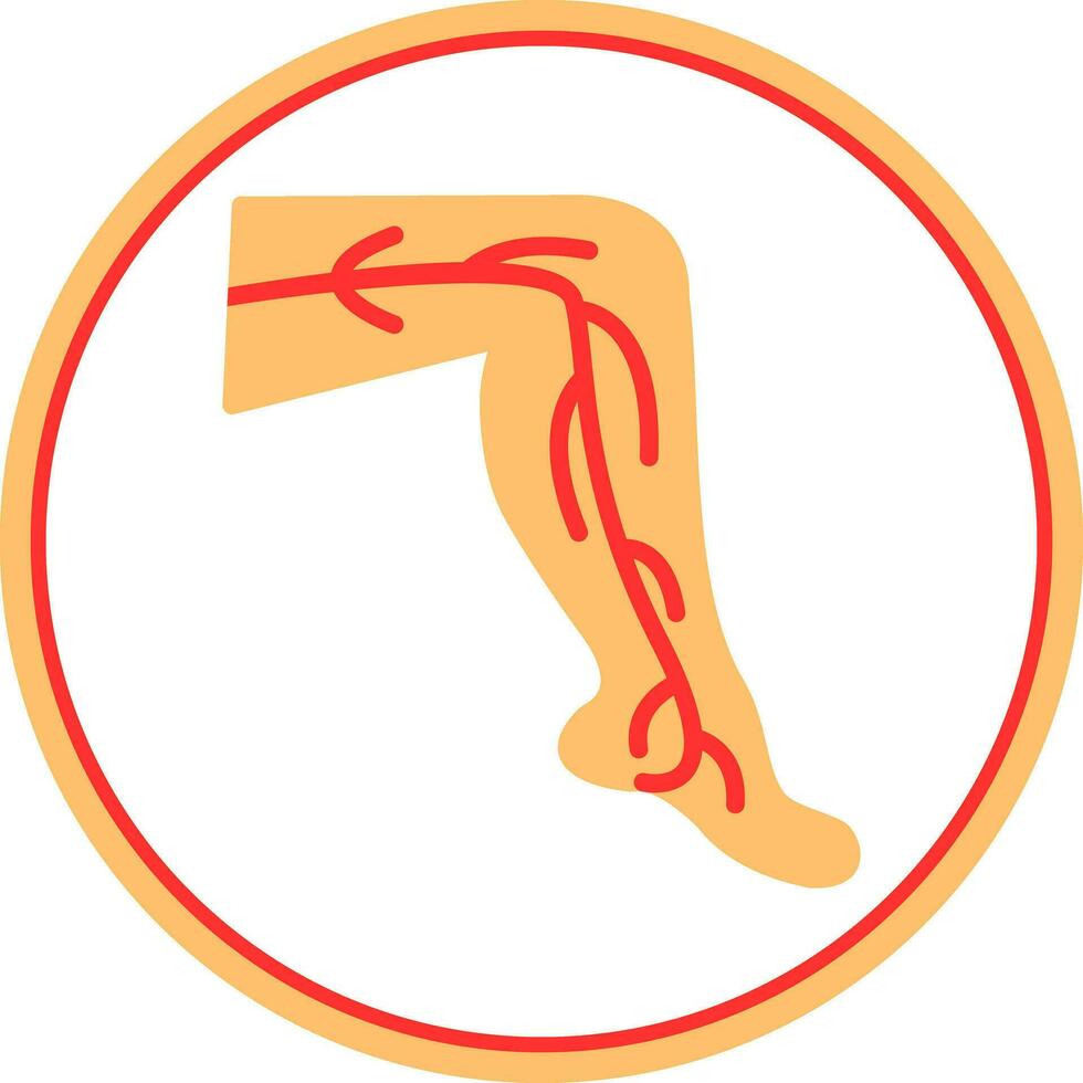 Veins Vector Icon Design