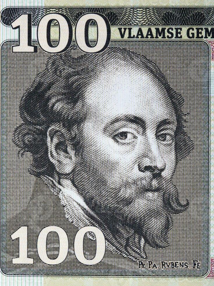 Peter Paul Rubens a portrait from money photo