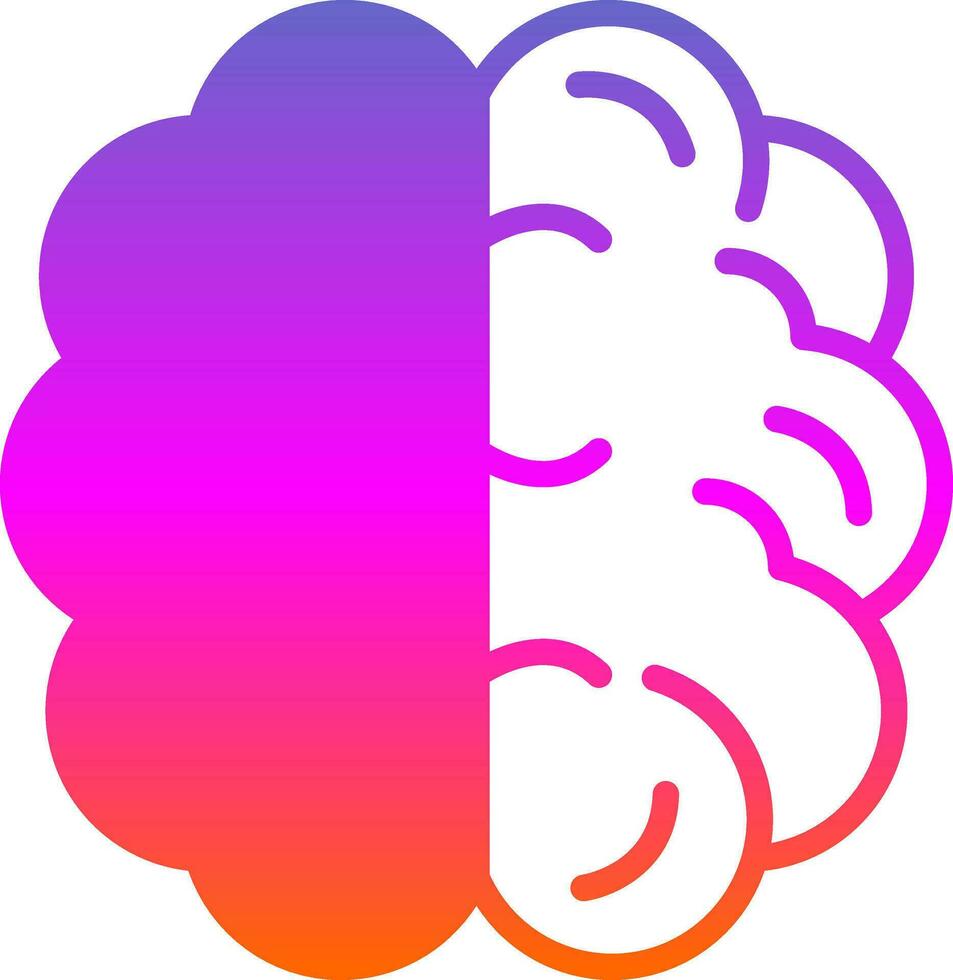 Brain Vector Icon Design