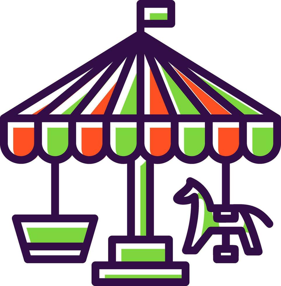 Carousel Vector Icon Design
