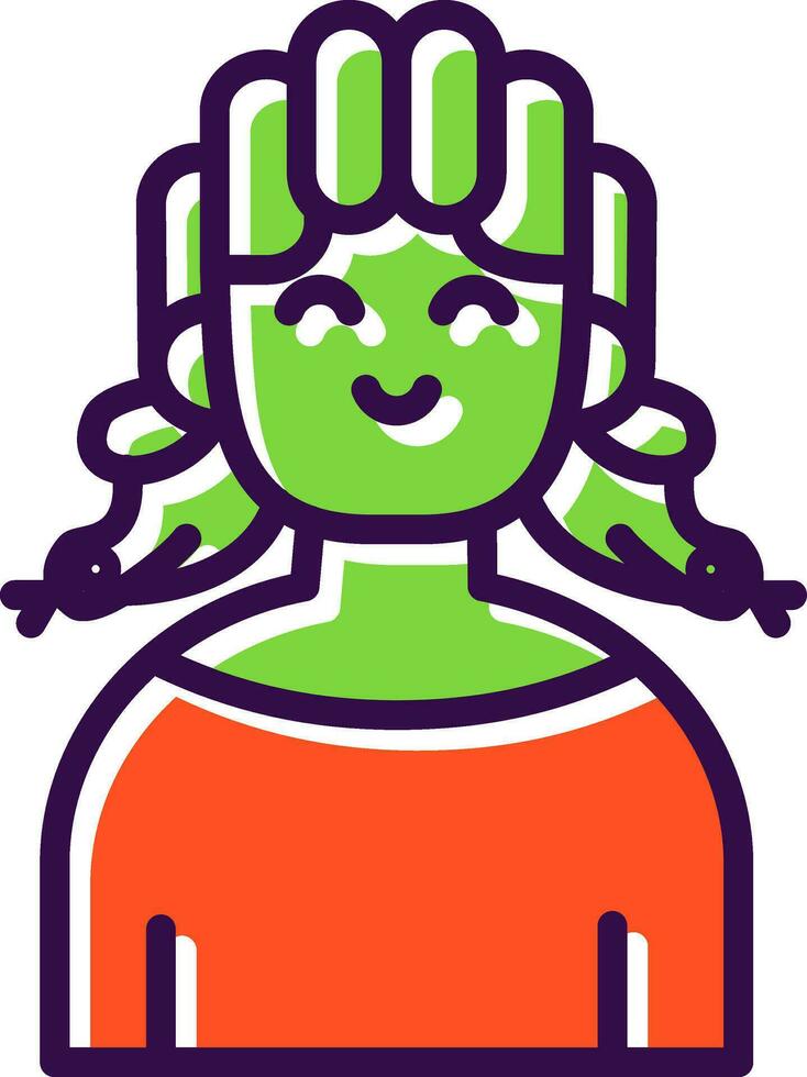 medusa vector icono diseño