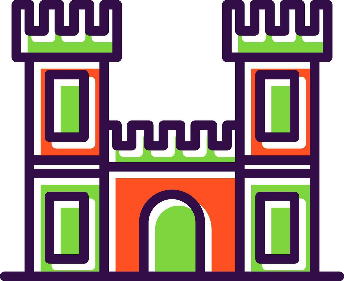 Castle Vector Icon Design