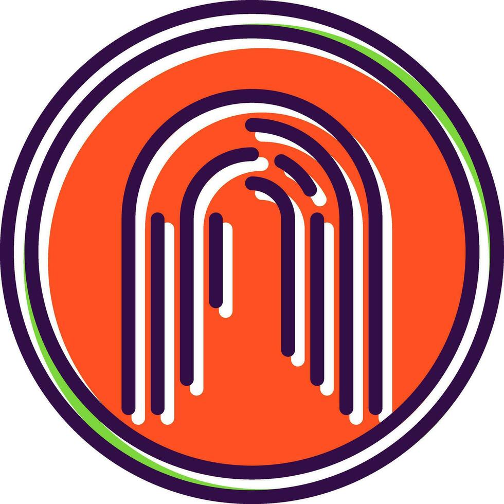 Finger print Vector Icon Design