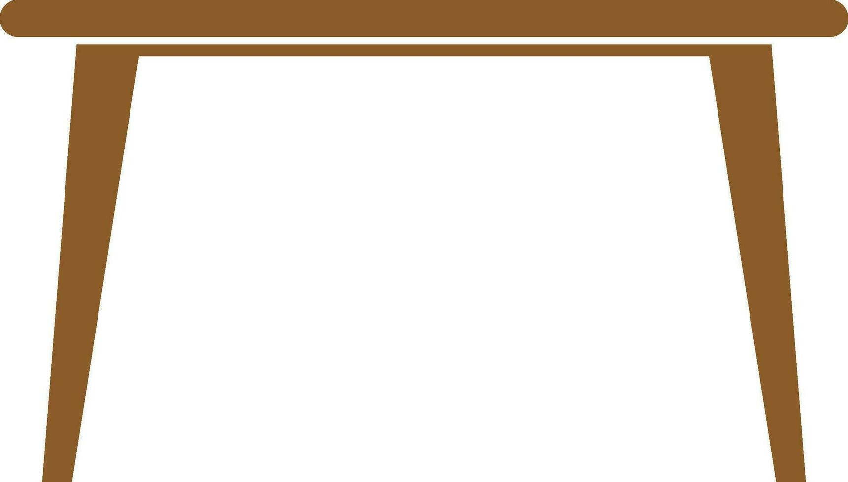 Flat style illustration of a Table. 24934910 Vector Art at Vecteezy