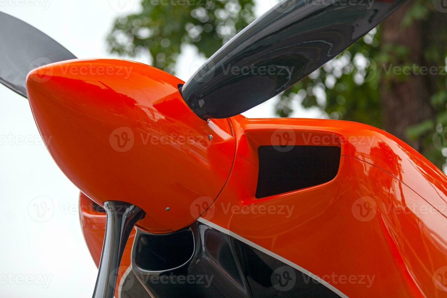 Propeller of a monoplane photo