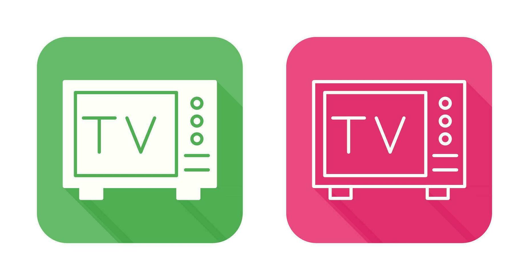 icono de vector de tv