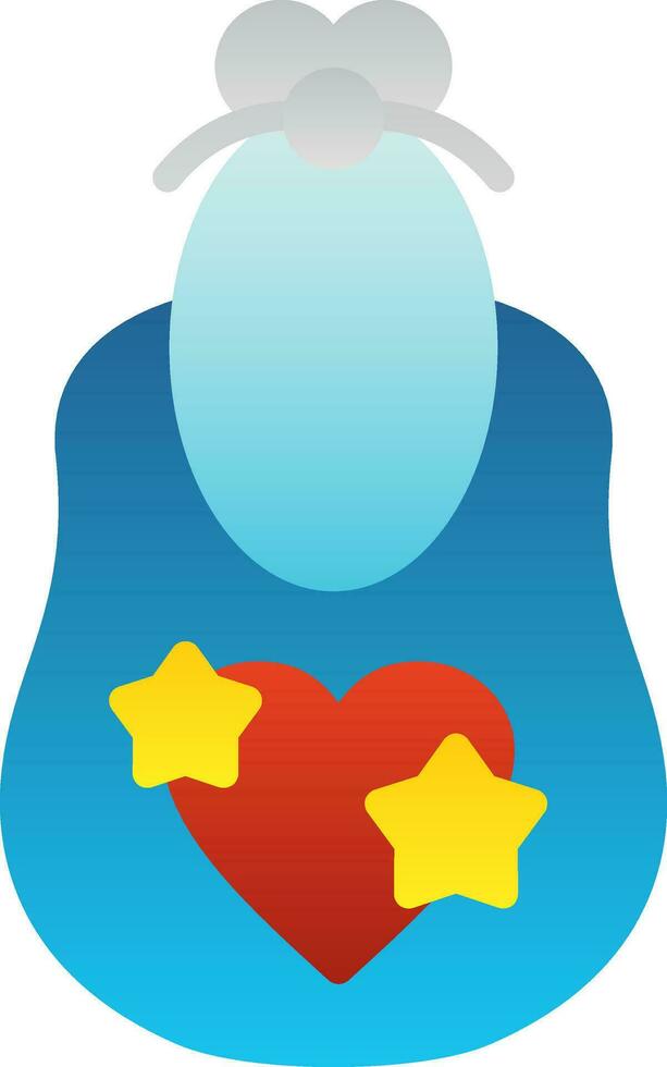 Baby bib Vector Icon Design