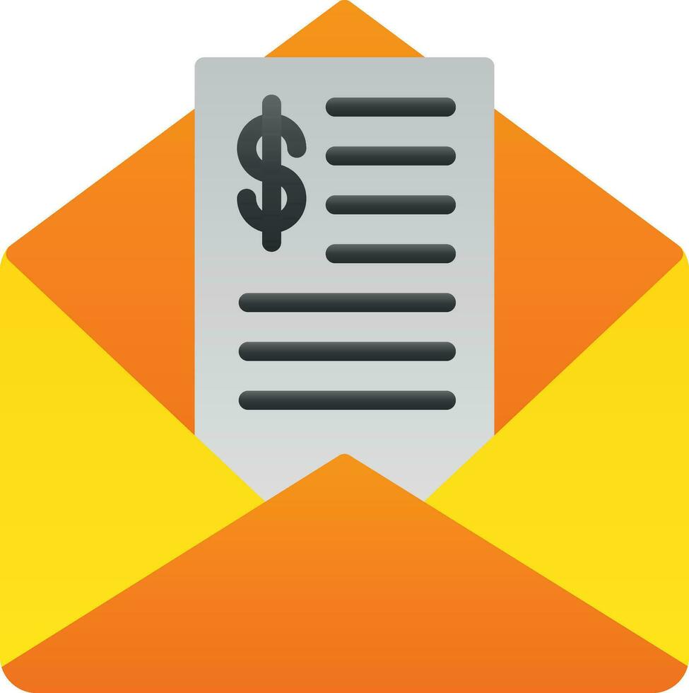 Paycheck Vector Icon Design