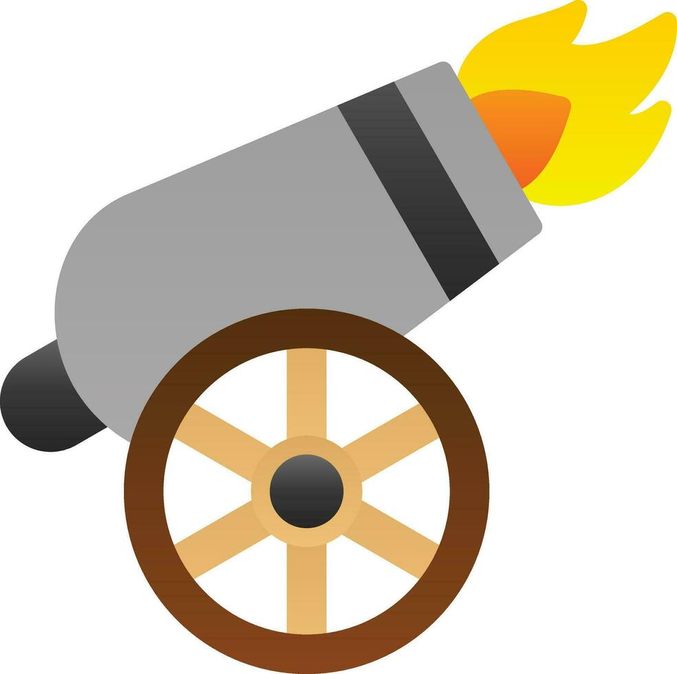 Cannon Vector Icon Design