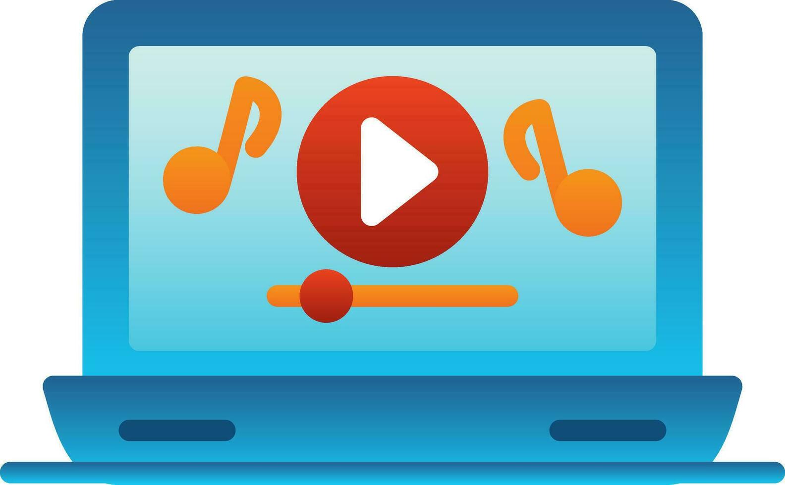 Music video Vector Icon Design