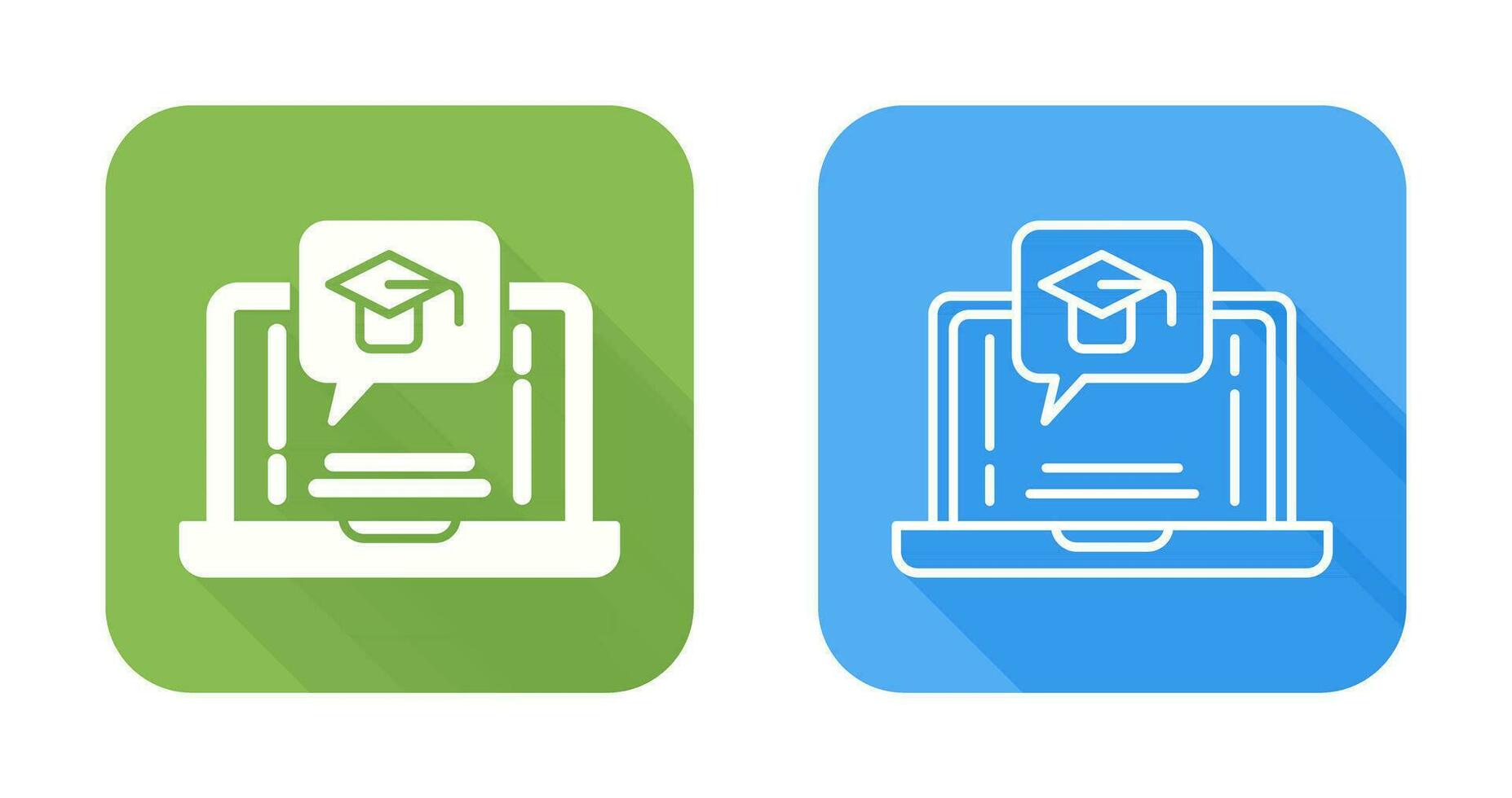 E Learning Vector Icon