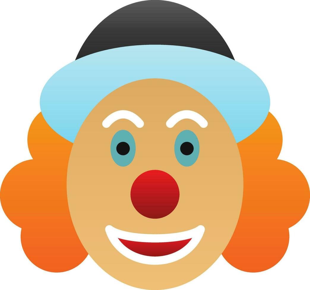 Clown Vector Icon Design