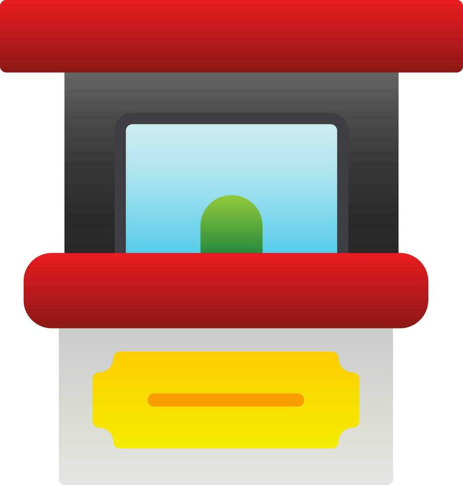 Ticket office Vector Icon Design