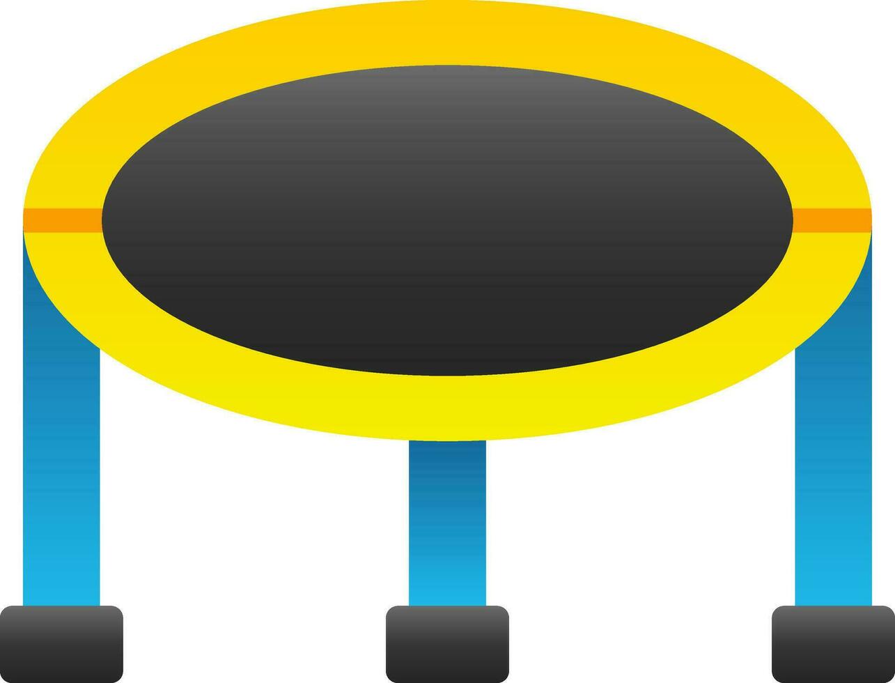 Trampoline Vector Icon Design