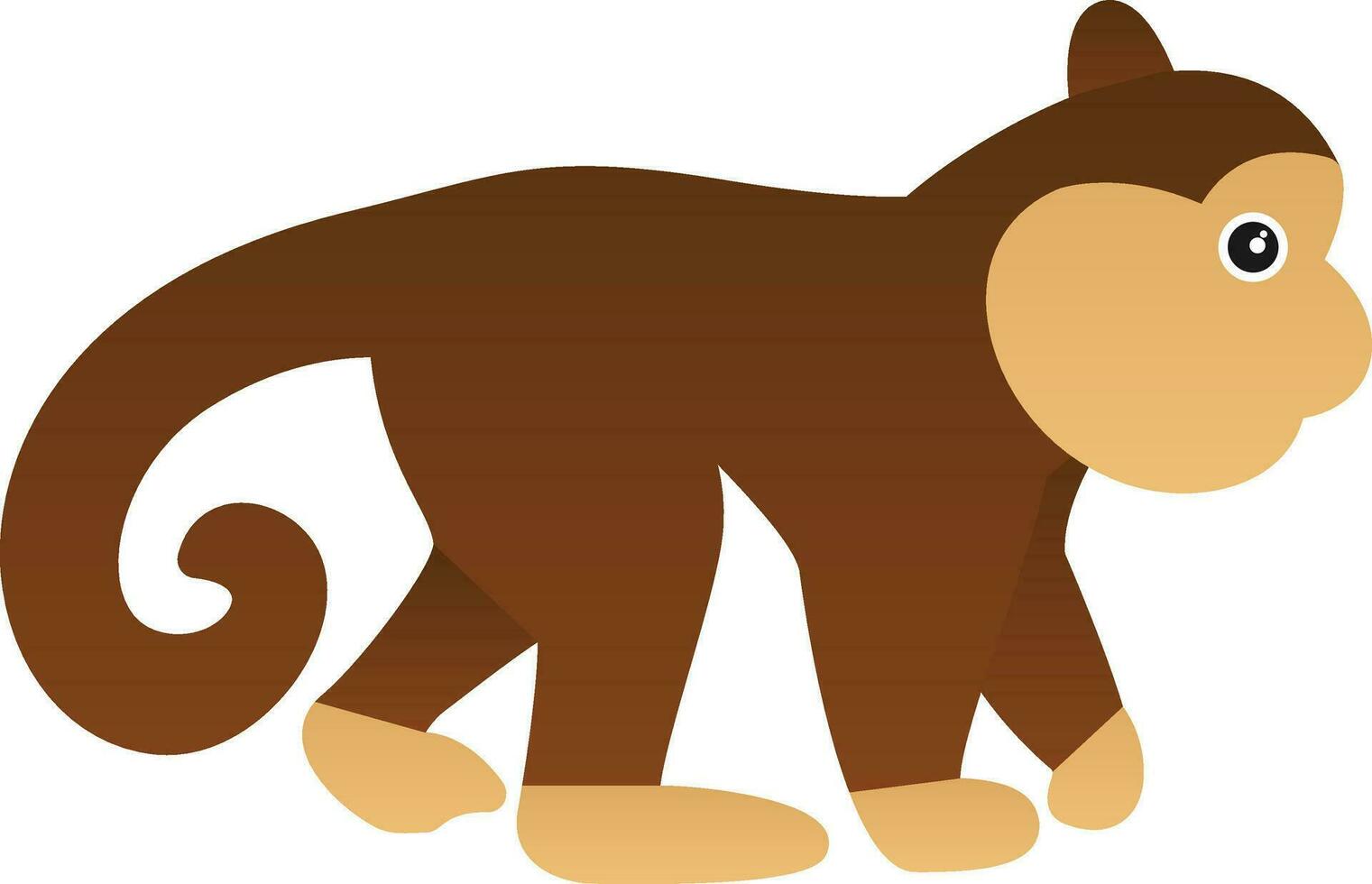 Monkey Vector Icon Design