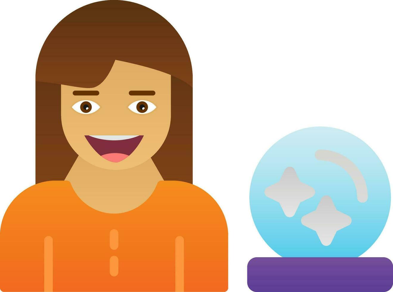 Fortune teller Vector Icon Design