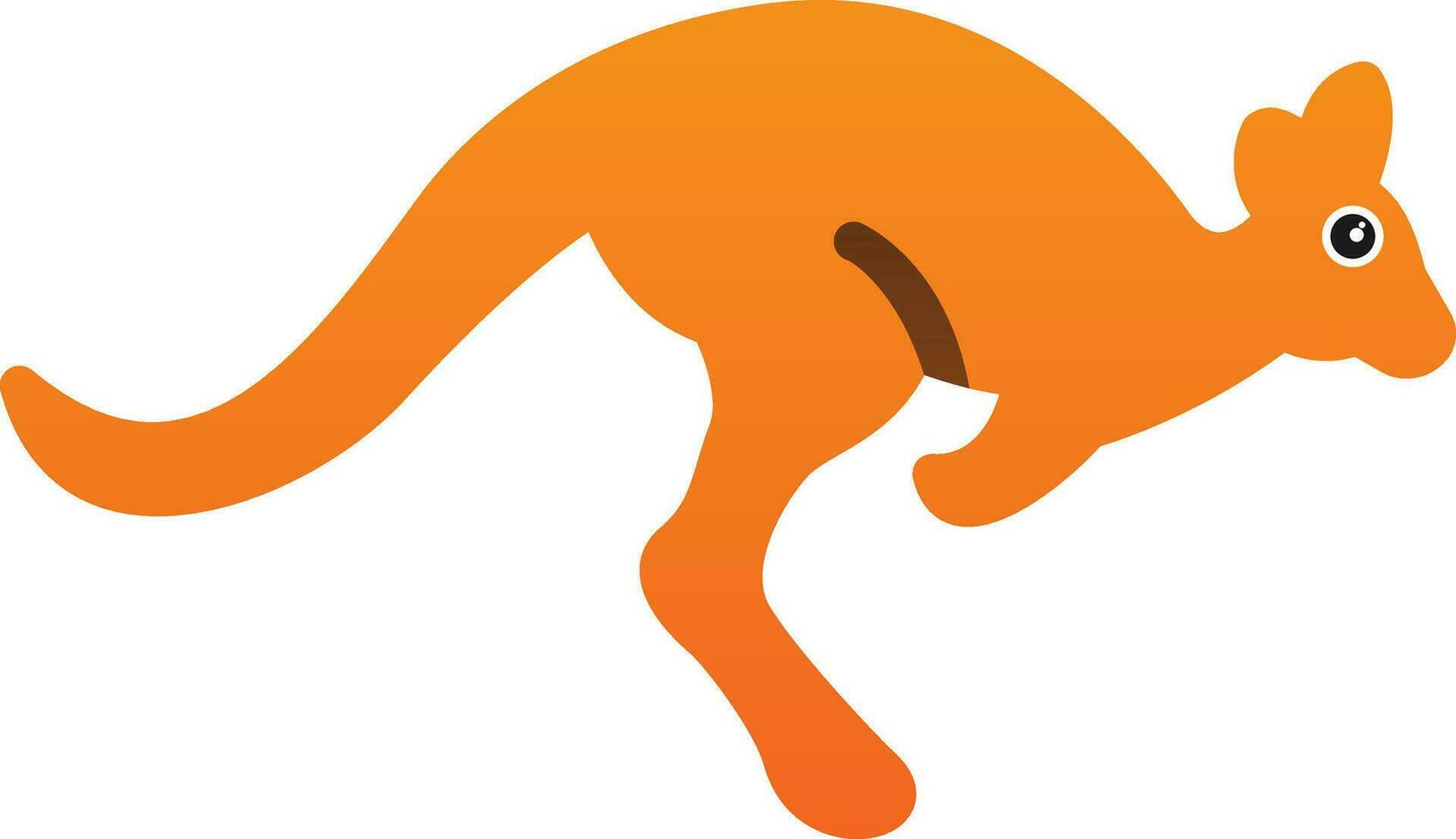 Kangaroo Vector Icon Design