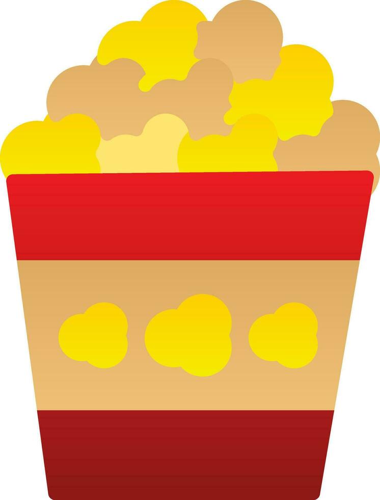 Popcorn Vector Icon Design