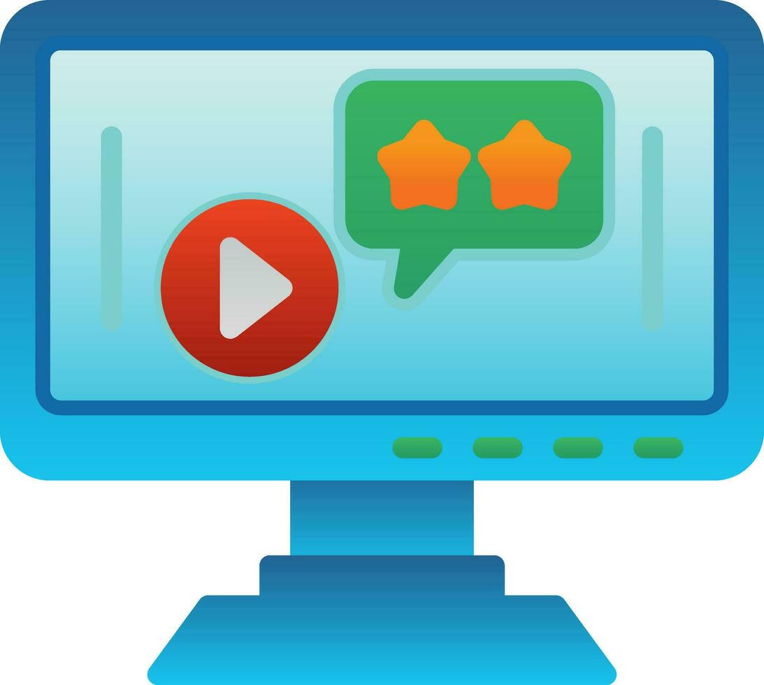 Reviews Vector Icon Design